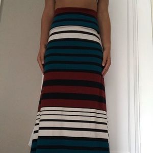 Floor length maxi skirt